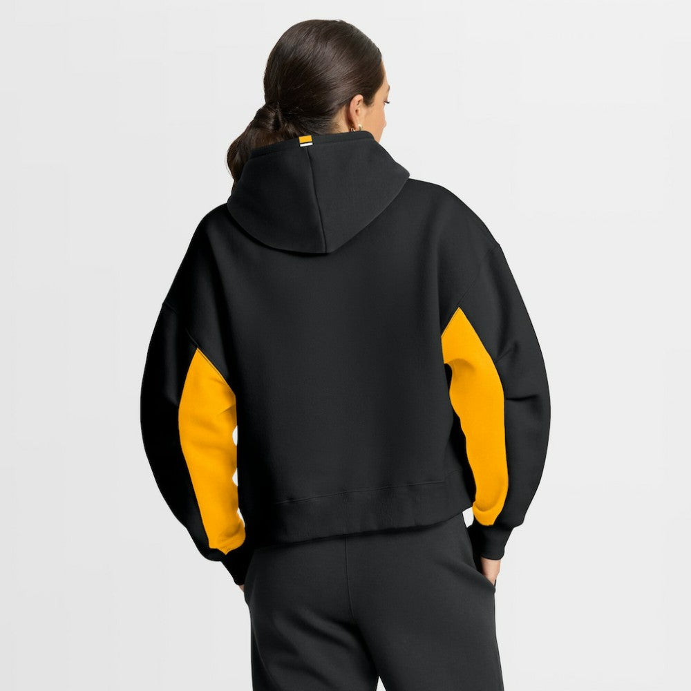 Pittsburgh Penguins Fanatics Women's Back Check Boxy Hoodie Outlet