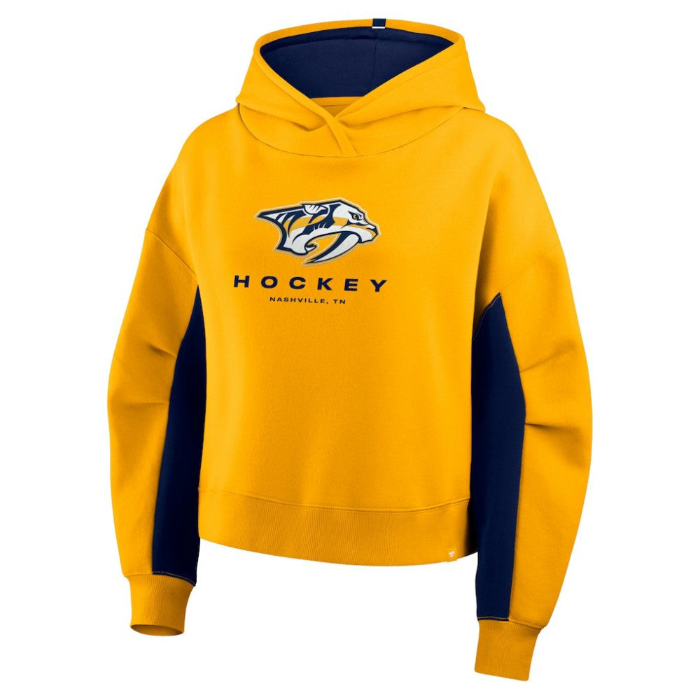 Nashville Predators Fanatics Women's Back Check Boxy Hoodie Outlet