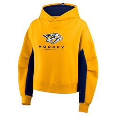 Nashville Predators Fanatics Women's Back Check Boxy Hoodie Outlet