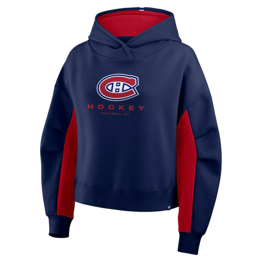 Montreal Canadiens Fanatics Women's Back Check Boxy Hoodie Outlet