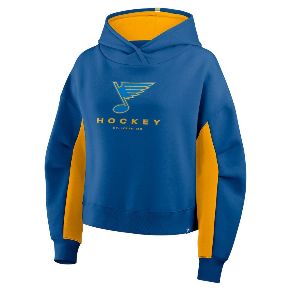 St. Louis Blues Fanatics Women's Back Check Boxy Hoodie Discount