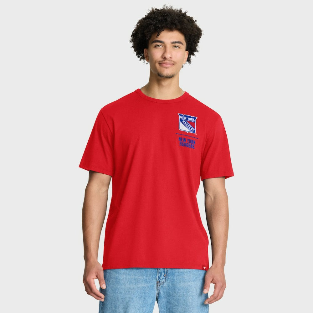 New York Rangers Fanatics Crash The Net Legacy T-Shirt Outlet