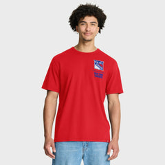 New York Rangers Fanatics Crash The Net Legacy T-Shirt Outlet