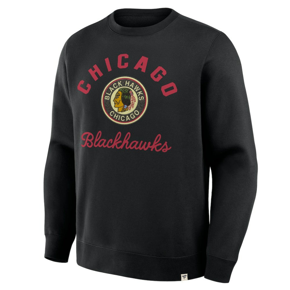 Chicago Blackhawks Fanatics Vintage Stickler Sweatshirt On Sale