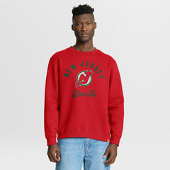 New Jersey Devils Fanatics Vintage Stickler Sweatshirt On Sale