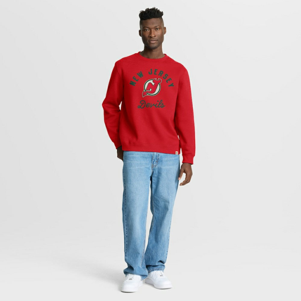 New Jersey Devils Fanatics Vintage Stickler Sweatshirt On Sale