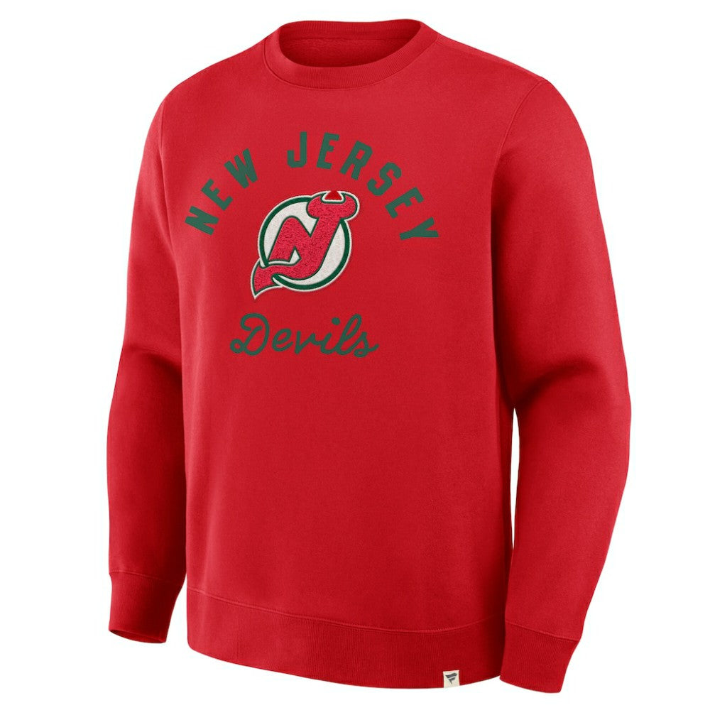 New Jersey Devils Fanatics Vintage Stickler Sweatshirt On Sale