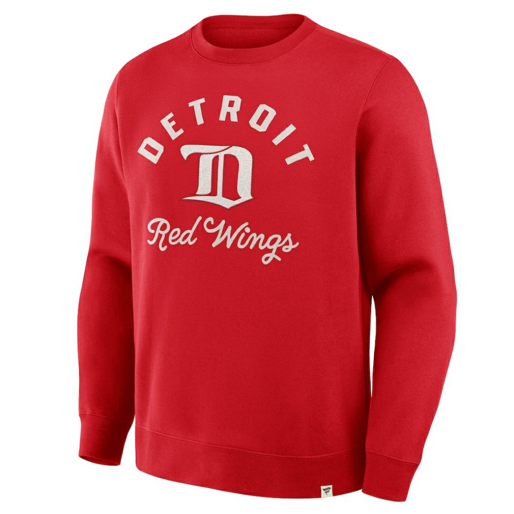 Detroit Red Wings Fanatics Vintage Stickler Sweatshirt Sale