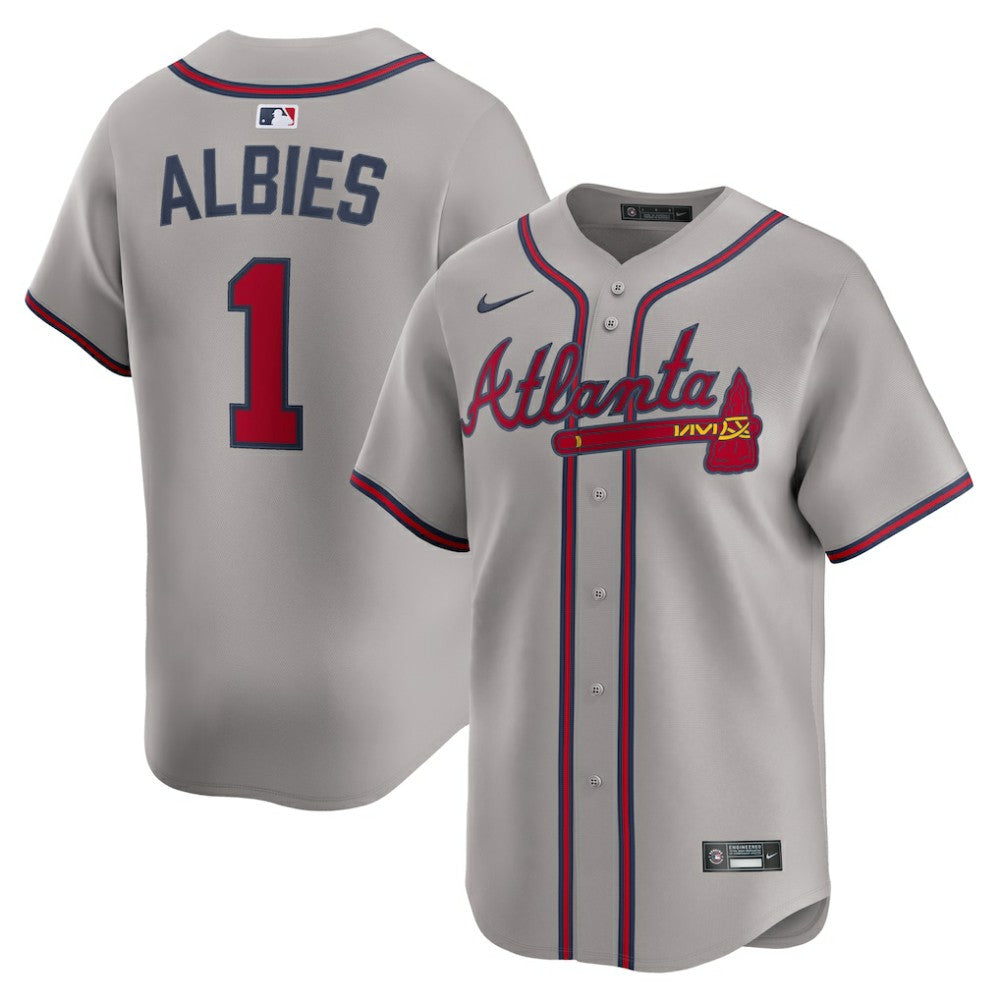 Ozzie Albies Atlanta Braves Nike Road Limited Player Jersey | MLB Near me