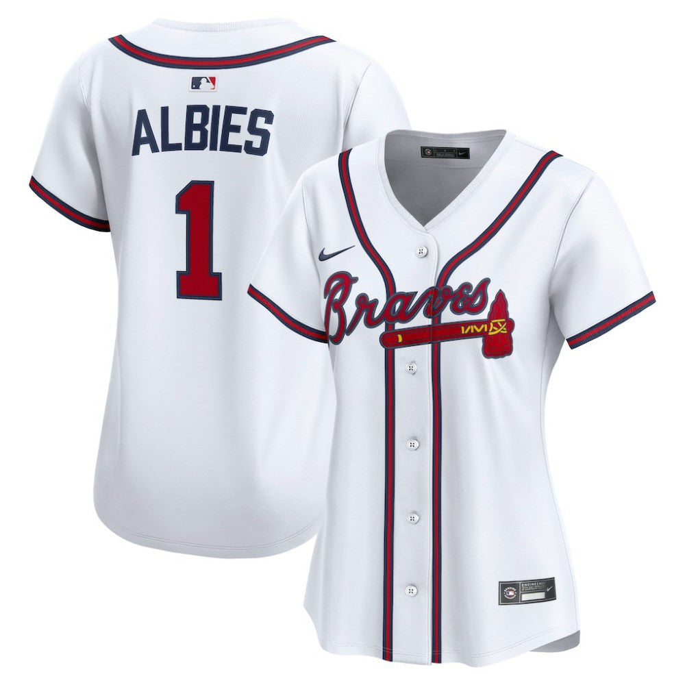 Ozzie Albies Atlanta Braves Nike Women's Home Limited Player Jersey | MLB Online