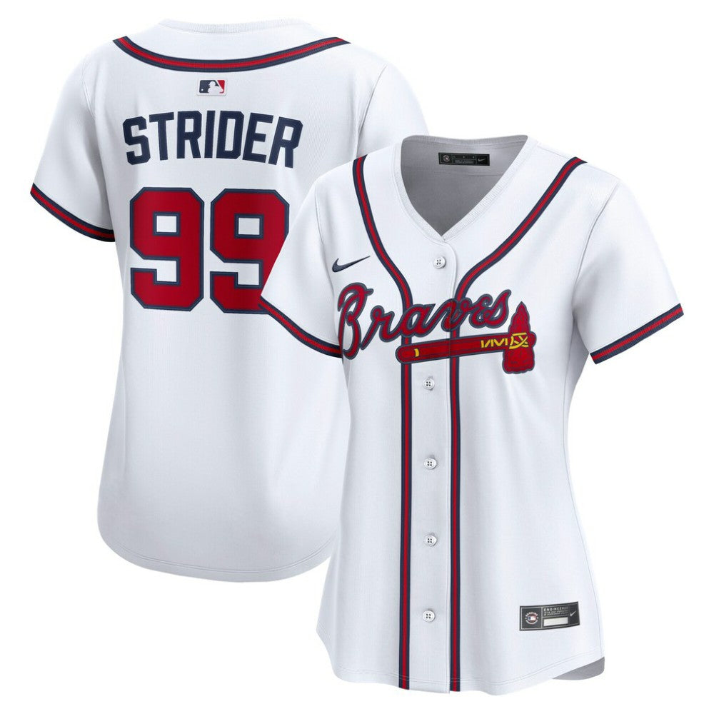 Spencer Strider Atlanta Braves Nike Women's Home Limited Player Jersey | MLB Shop
