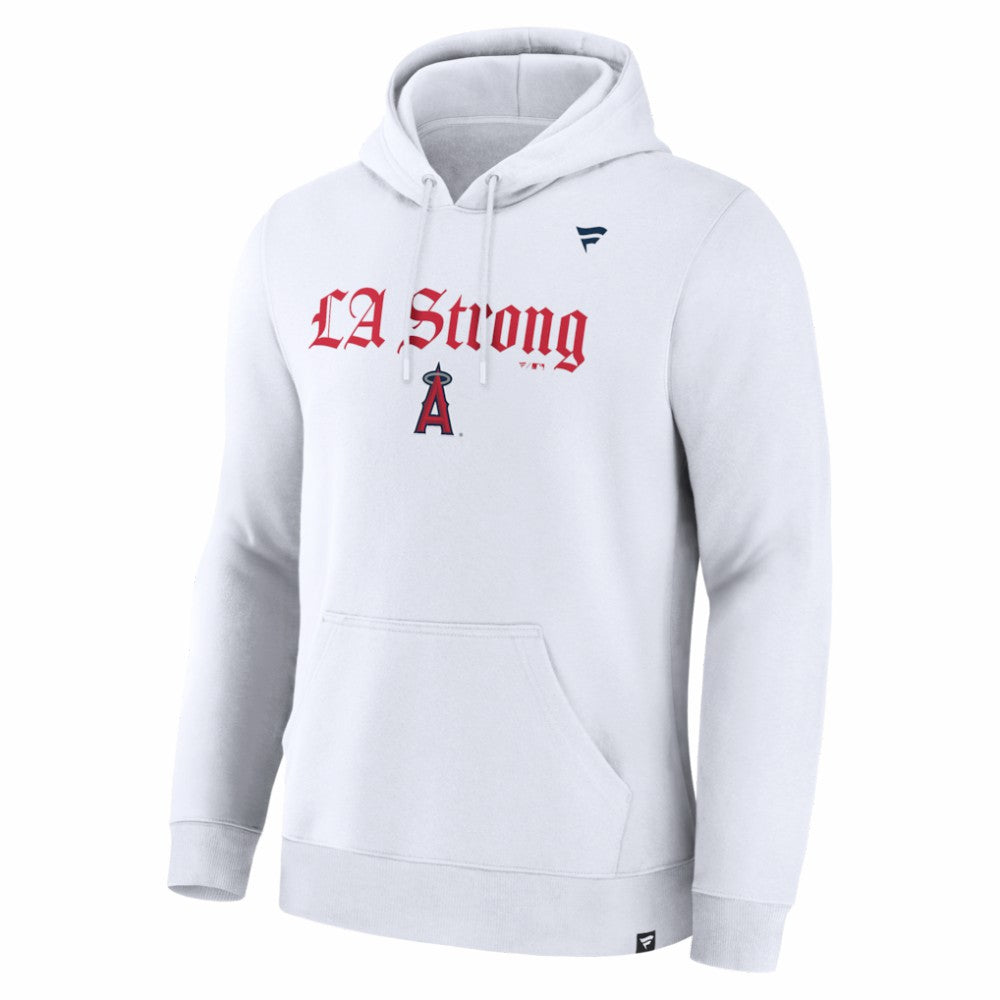 Los Angeles Angels Fanatics Unisex LA Strong Premium Fleece Pullover Hoodie | MLB On Sale