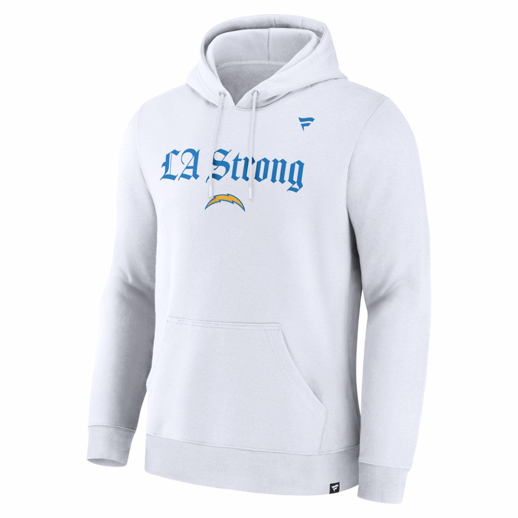 Los Angeles Chargers Fanatics Unisex LA Strong Premium Fleece Pullover Hoodie