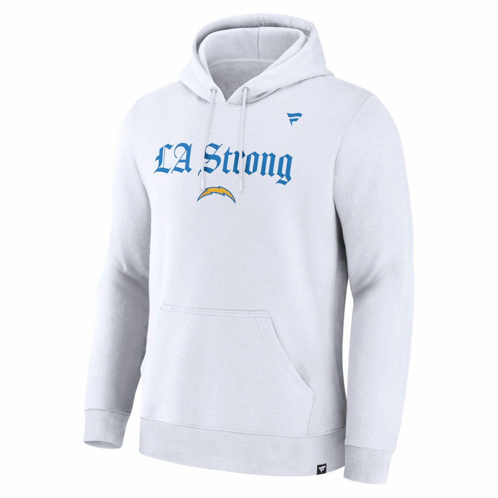 Los Angeles Chargers Fanatics Unisex LA Strong Premium Fleece Pullover Hoodie