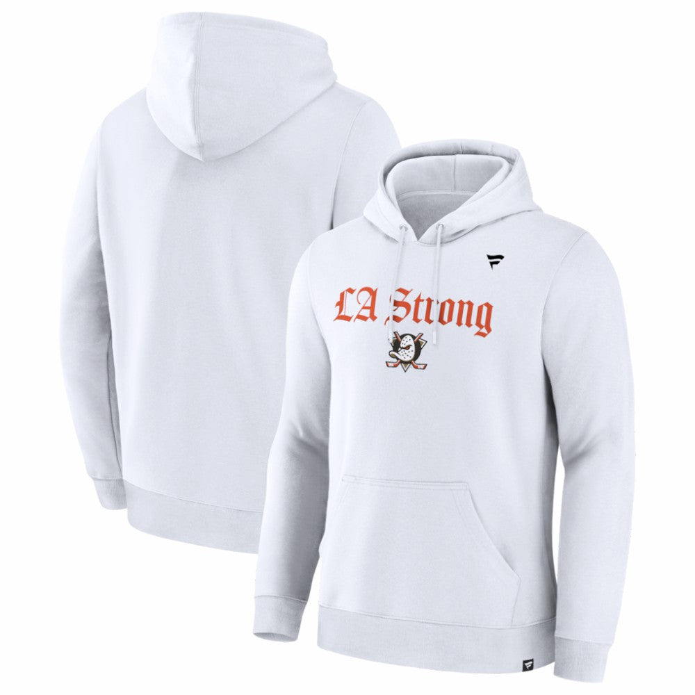 Anaheim Ducks Fanatics Unisex LA Strong Premium Fleece Pullover Hoodie Online