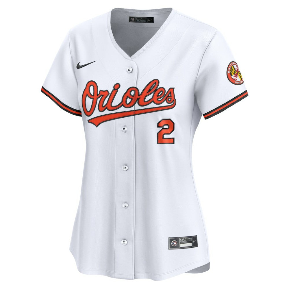 Gunnar Henderson Baltimore Orioles Nike Women's Home Limited Player Jersey | MLB Outlet