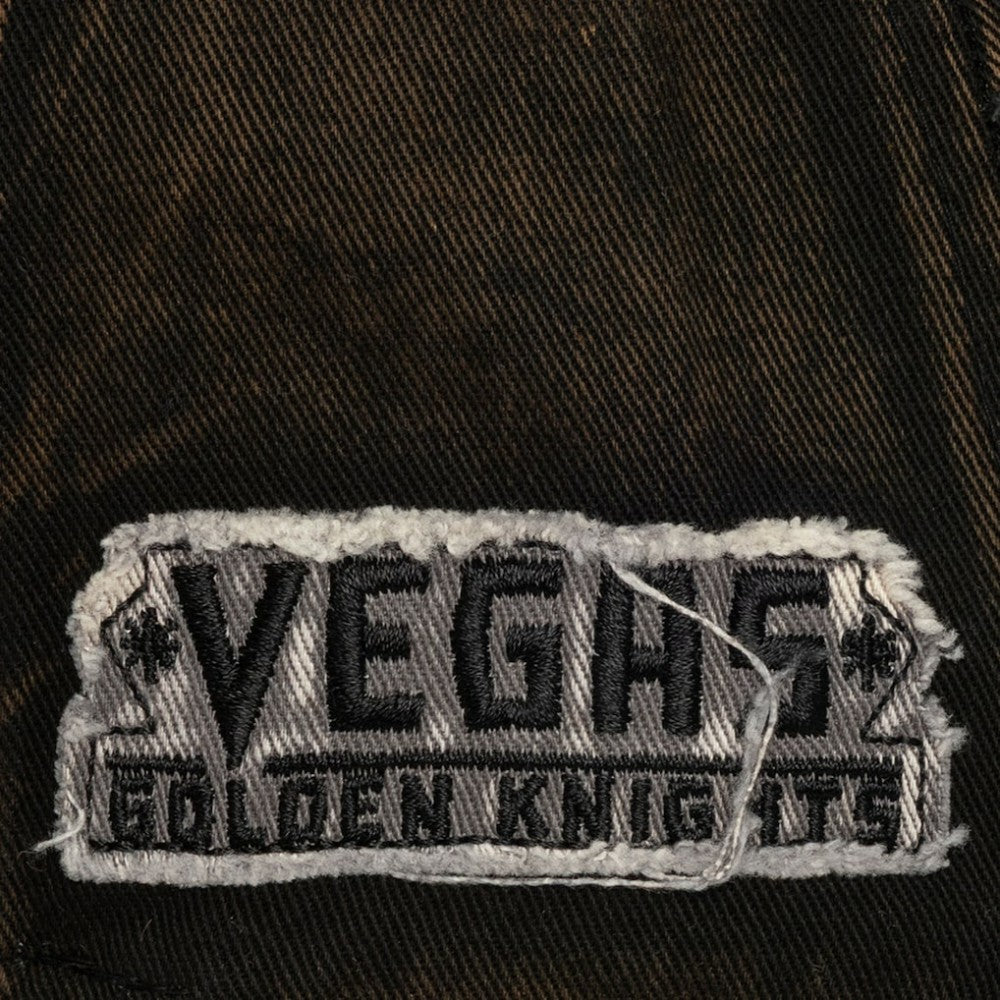 Vegas Golden Knights Mitchell & Ness Downtown Snow Wash Pro-Crown Adjustable Hat On Sale