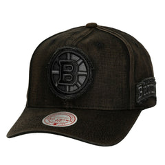 Boston Bruins Mitchell & Ness Downtown Snow Wash Pro-Crown Adjustable Hat Discount