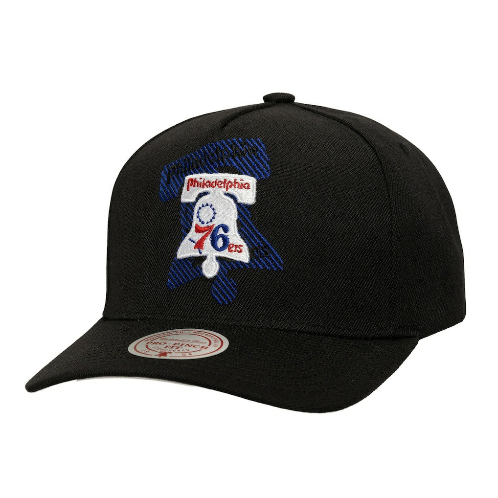 Philadelphia 76ers Tilted Pro Pinch Adjustable Hat Outlet
