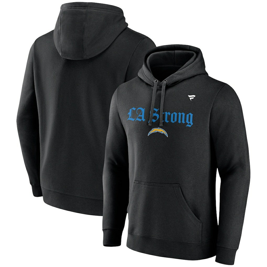 Los Angeles Chargers Fanatics Unisex LA Strong Fleece Pullover Hoodie