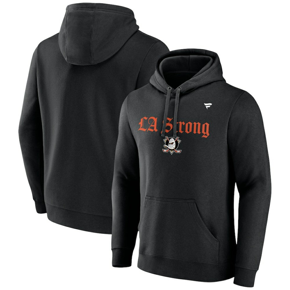 Anaheim Ducks Fanatics Unisex LA Strong Fleece Pullover Hoodie Online