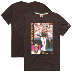 Tony Gwynn San Diego Padres Homage 1984 Topps Baseball Card Player T-Shirt | MLB Online