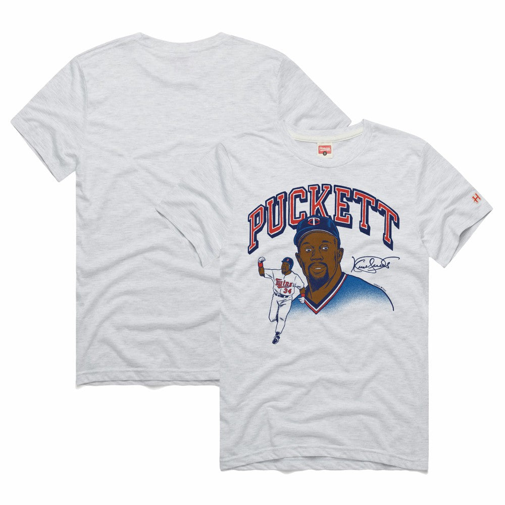 Kirby Puckett Minnesota Twins Homage Graphic Player Tri-Blend T-Shirt | MLB For sale