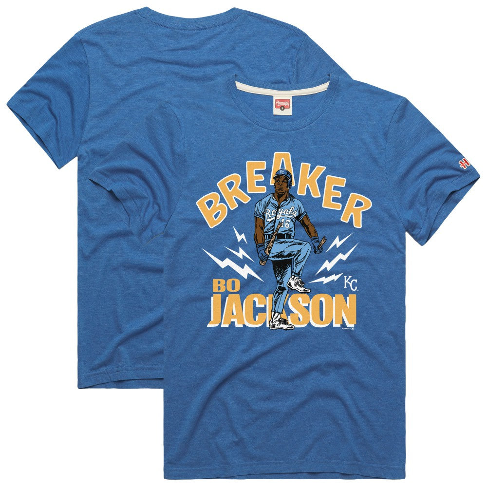 Bo Jackson Kansas City Royals Homage Graphic Player T-Shirt | MLB Sale