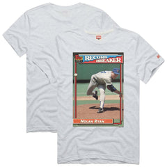 Nolan Ryan Texas Rangers Homage 1991 Topps Baseball Card Player T-Shirt | MLB For sale