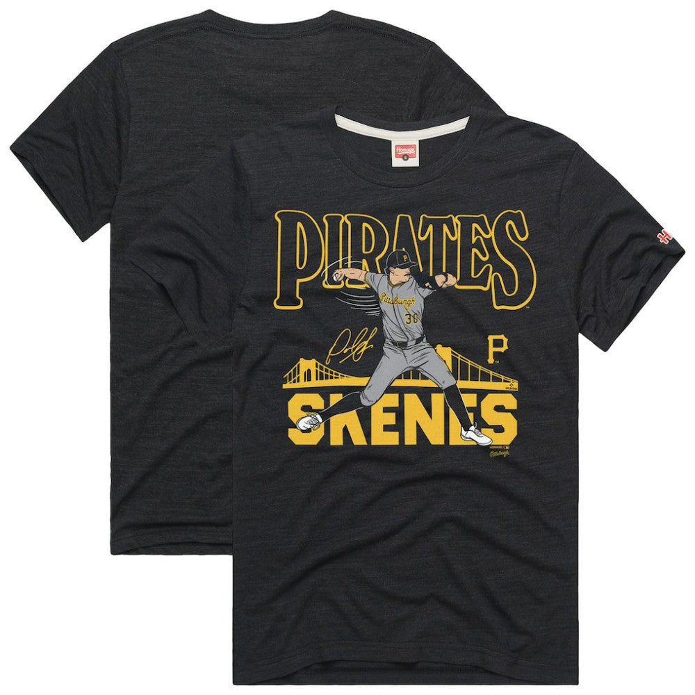 Paul Skenes Pittsburgh Pirates Homage Graphic Player Tri-Blend T-Shirt | MLB For sale