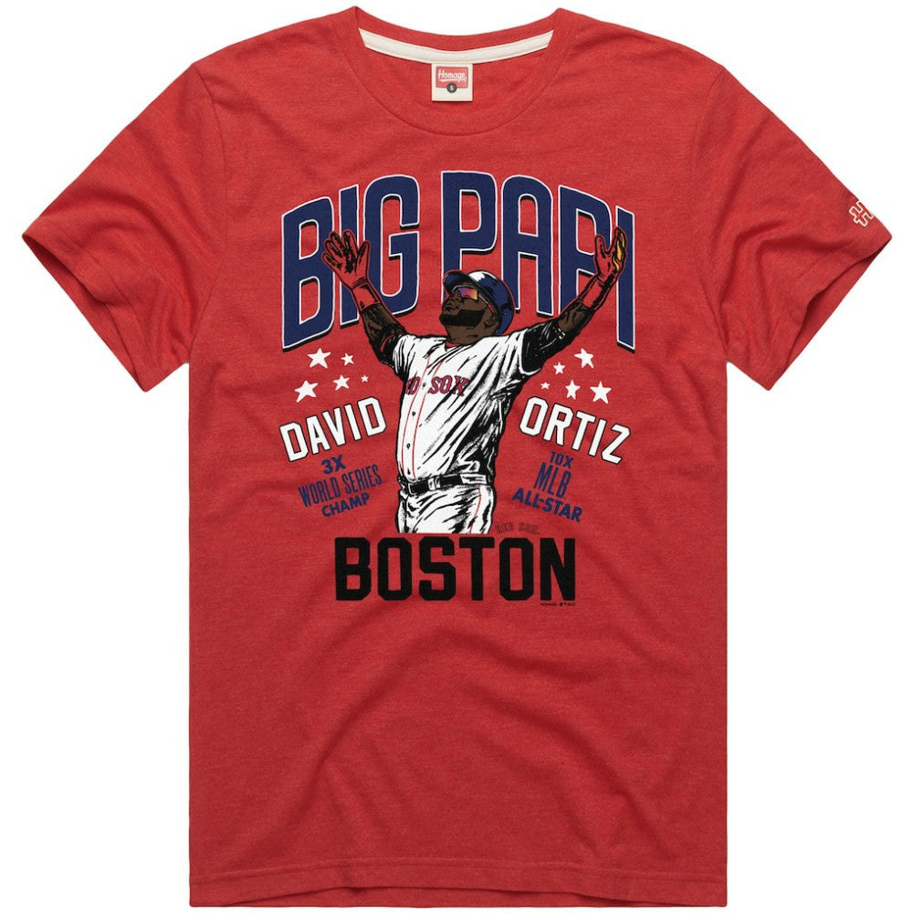 David Ortiz Boston Red Sox Homage Graphic Player T-Shirt | MLB On Sale