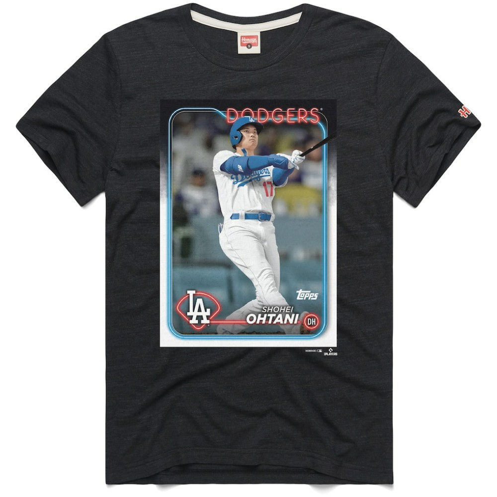 Shohei Ohtani Los Angeles Dodgers Homage 2024 Topps Baseball Card Player T-Shirt | MLB Near me