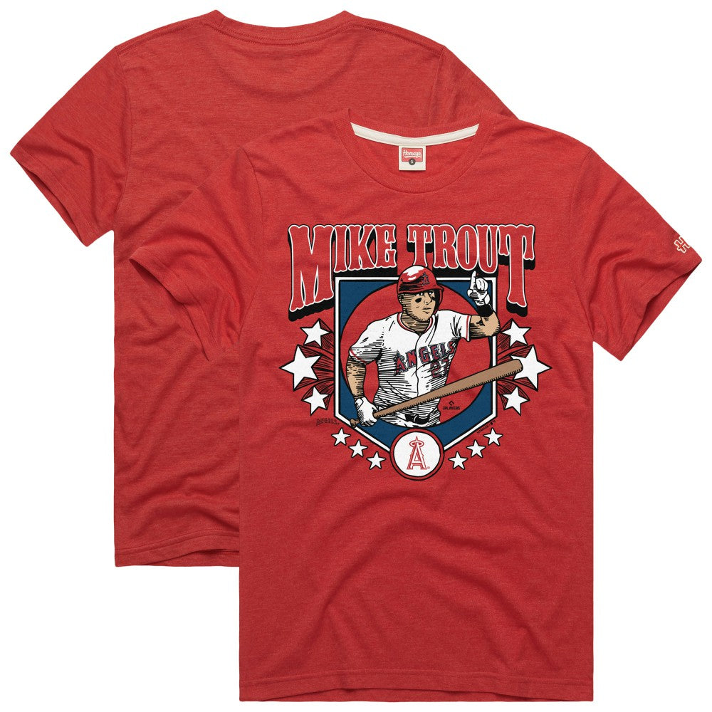 Mike Trout Los Angeles Angels Homage Graphic Player T-Shirt | MLB Shop