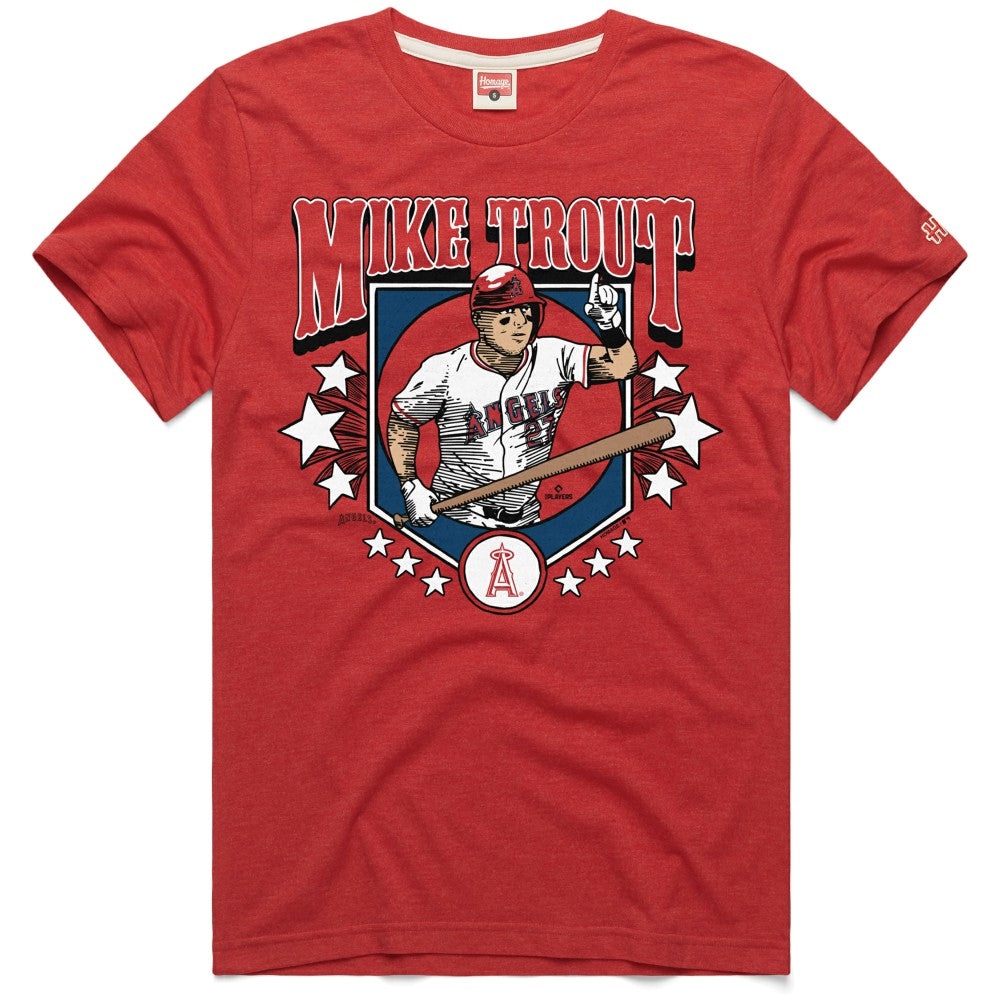 Mike Trout Los Angeles Angels Homage Graphic Player T-Shirt | MLB Shop