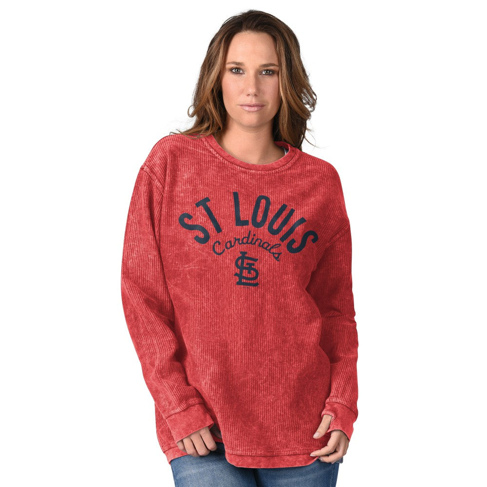 St. Louis Cardinals G-III 4Her by Carl Banks Women's Comfy Cord Pullover Sweatshirt | MLB Online