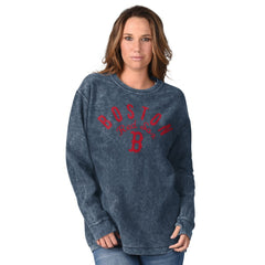 Boston Red Sox G-III 4Her by Carl Banks Women's Comfy Cord Pullover Sweatshirt | MLB Discount