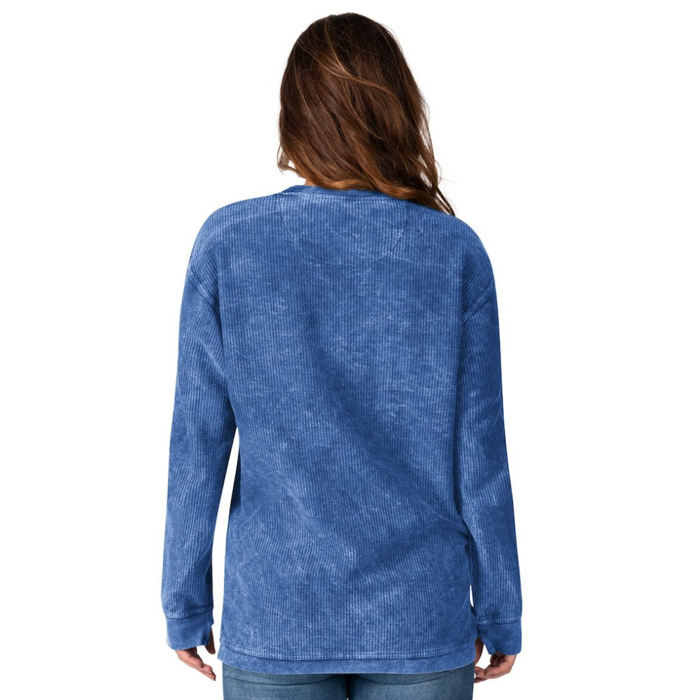 Chicago Cubs G-III 4Her by Carl Banks Women's Comfy Cord Pullover Sweatshirt | MLB Near me