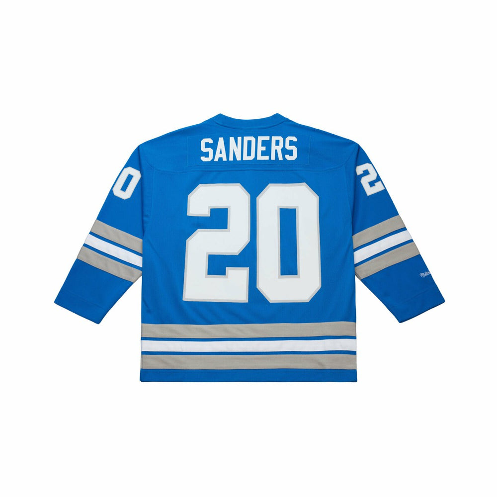 Detroit Lions Mitchell & Ness Barry Sanders  Maxxed Out Fashion Hockey Jersey