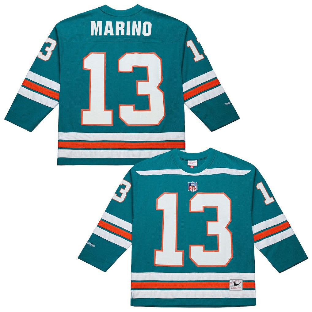 Miami Dolphins Mitchell & Ness Dan Marino  Maxxed Out Fashion Hockey Jersey