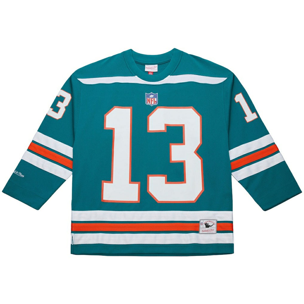 Miami Dolphins Mitchell & Ness Dan Marino  Maxxed Out Fashion Hockey Jersey