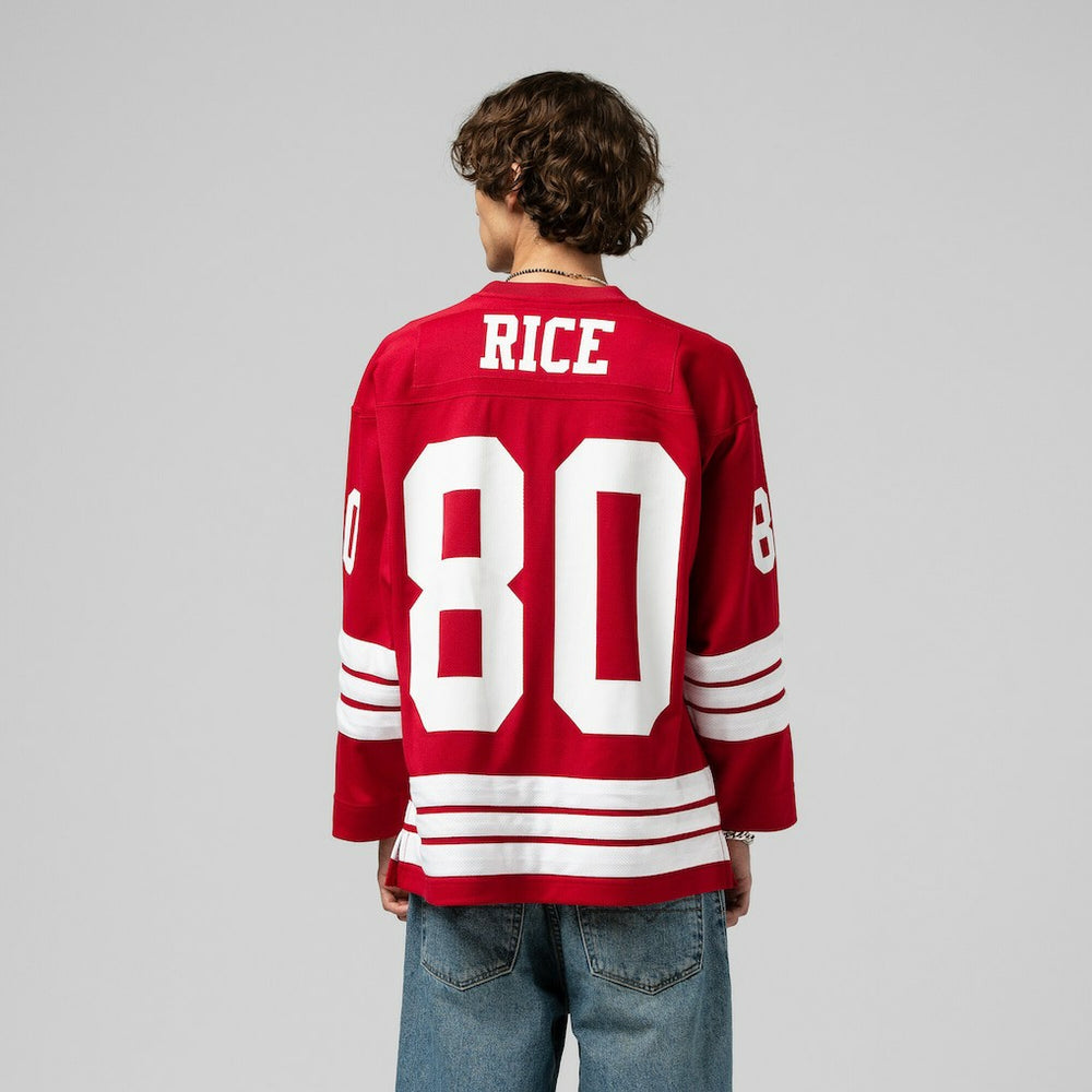 San Francisco 49ers Mitchell & Ness Jerry Rice  Maxxed Out Fashion Hockey Jersey