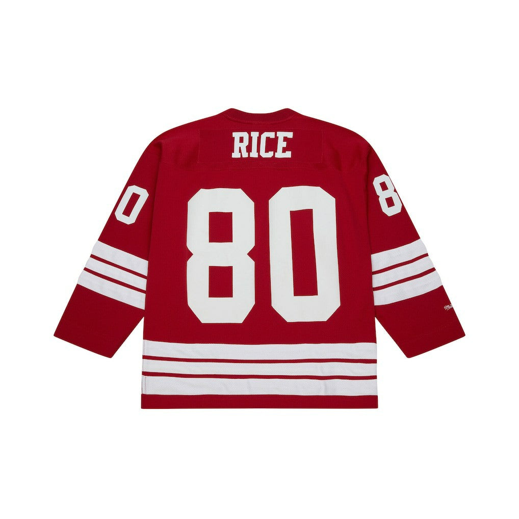 San Francisco 49ers Mitchell & Ness Jerry Rice  Maxxed Out Fashion Hockey Jersey