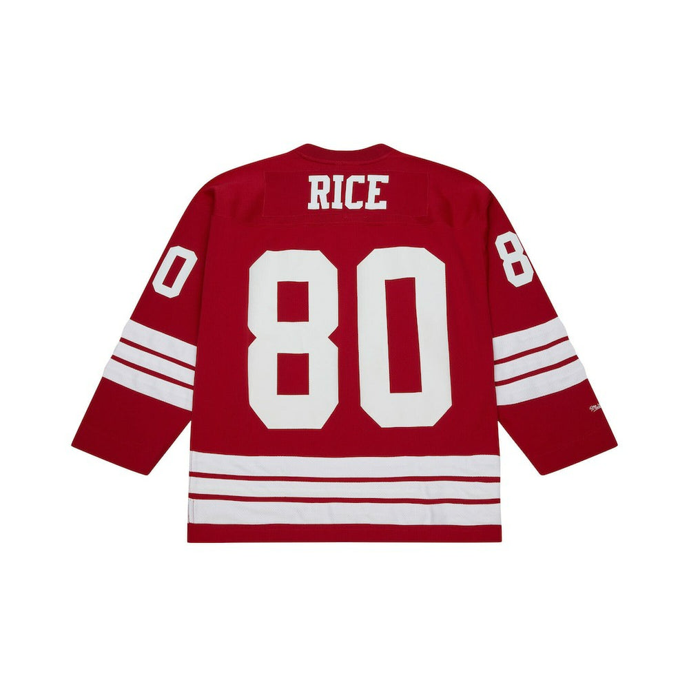 San Francisco 49ers Mitchell & Ness Jerry Rice  Maxxed Out Fashion Hockey Jersey