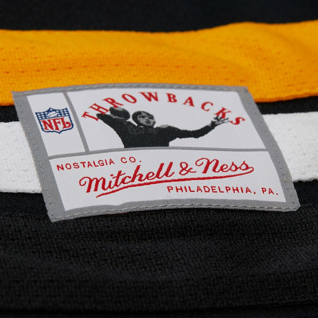 Pittsburgh Steelers Mitchell & Ness Troy Polamalu  Maxxed Out Fashion Hockey Jersey