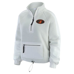Baltimore Orioles WEAR by Erin Andrews Women's Polar Fleece Quarter-Zip Jacket | MLB For sale