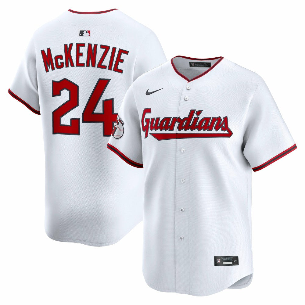 Triston McKenzie Cleveland Guardians Nike Home Limited Player Jersey | MLB New