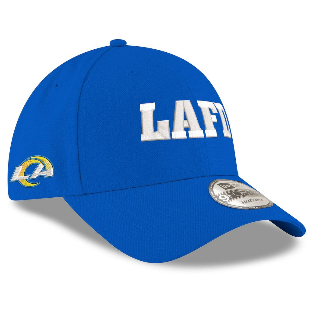 Los Angeles Rams New Era LAFD 9FORTY Adjustable Hat