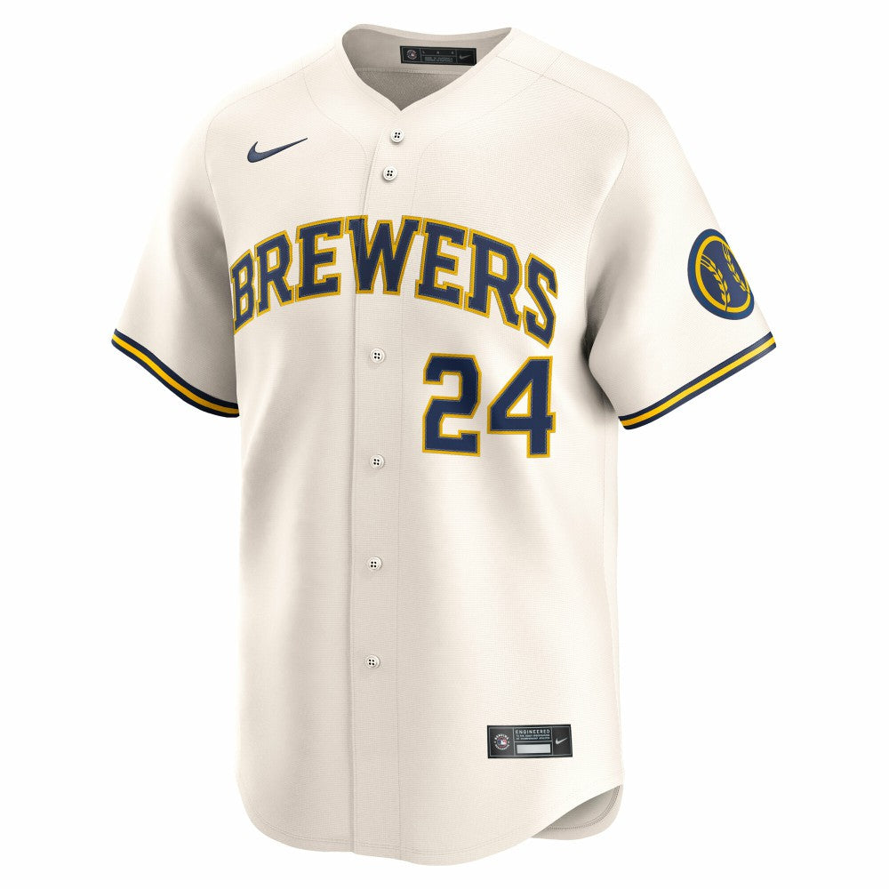 William Contreras Milwaukee Brewers Nike Home Limited Player Jersey | MLB Outlet