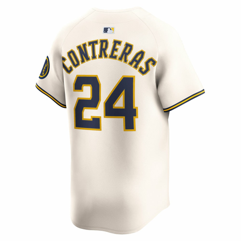 William Contreras Milwaukee Brewers Nike Home Limited Player Jersey | MLB Outlet