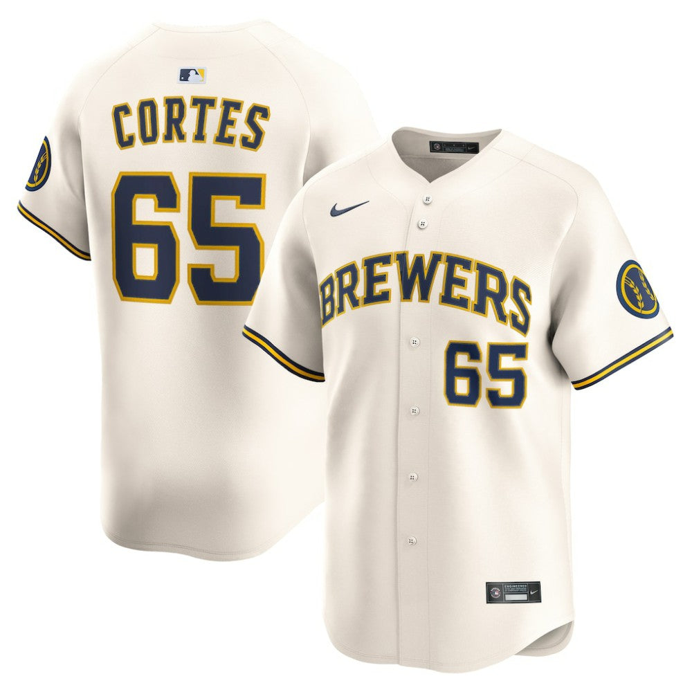 Nestor Cortes Milwaukee Brewers Nike Home Limited Player Jersey | MLB For sale